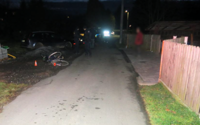 Vážná nehoda cyklisty v Zátoru, policie hledá svědky