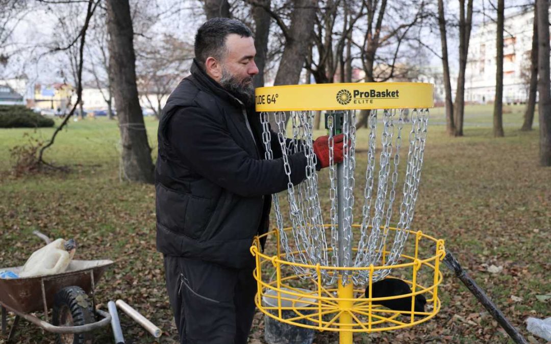 Discgolfové hřiště v Krnově bude znovu otevřeno