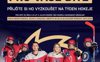 Týden hokeje v Bruntále: děti si mohou zdarma vyzkoušet první krůčky na ledě