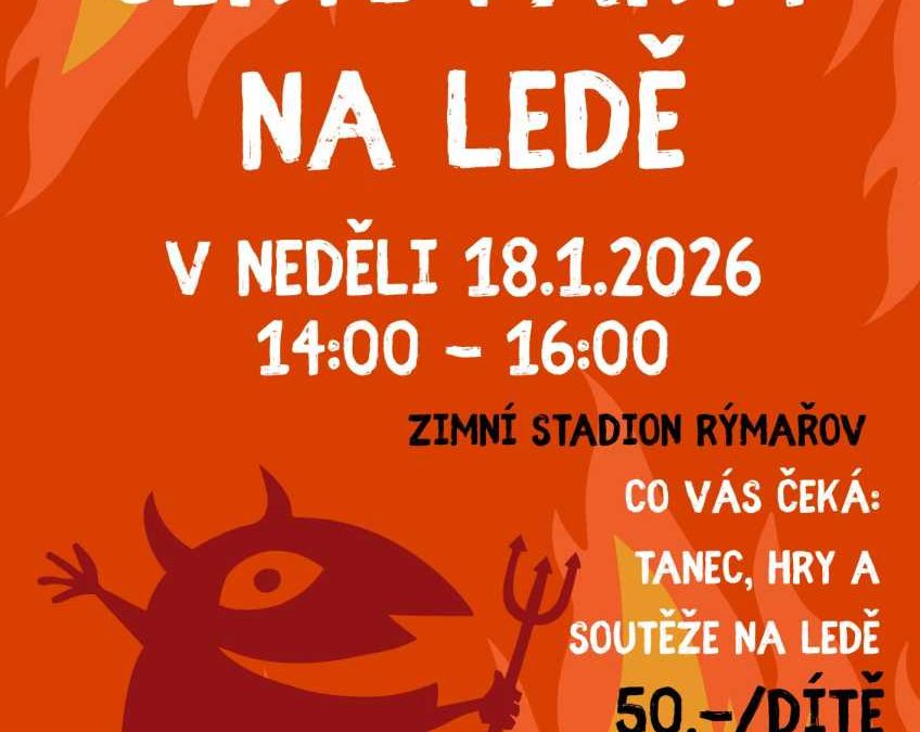 Čertí párty na ledě roztančí Rýmařov