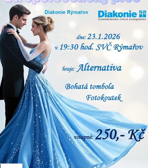 Proběhne 21. společenský ples Diakonie Rýmařov