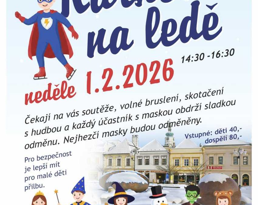 Bruntál: Karneval na ledě na náměstí Míru
