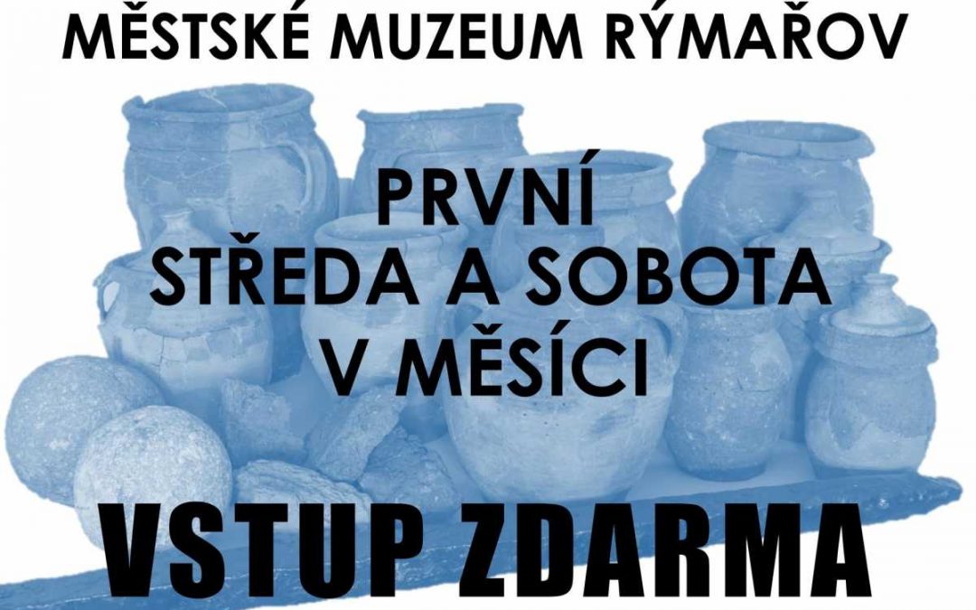 Muzeum v Rýmařově zve na vstup zdarma: první středy a soboty v měsíci