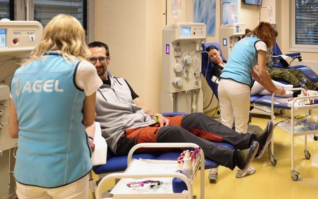 AGEL Transfúzní služba v roce 2025: více odběrů i kilometrů