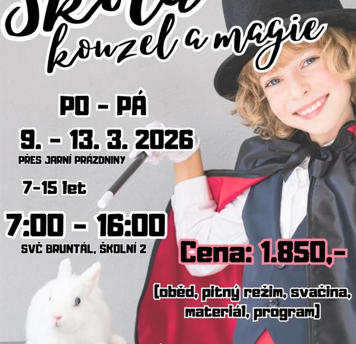 Bruntál: Škola kouzel a magie, příměstský tábor