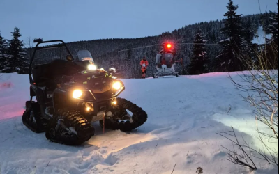 Náročné odpoledne na Červenohorském sedle: dva zásahy, jeden zachráněný život