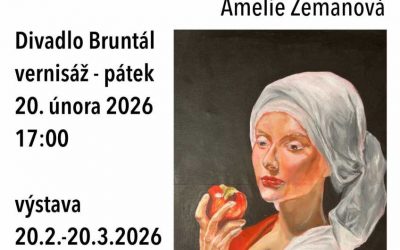 Výstava Amélie Zemanové a večer s Divadlem Radka Brzobohatého