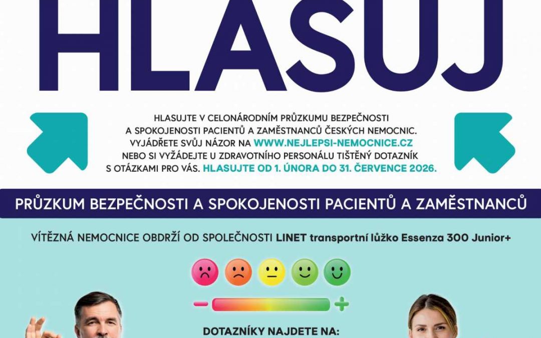 Bruntálsko: Pacienti a zaměstnanci se mohou zapojit do celostátního projektu Nejlepší nemocnice roku 2026