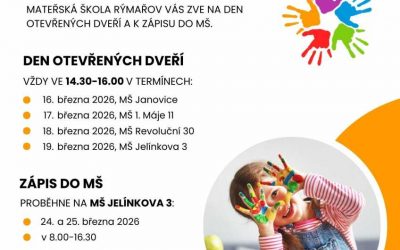 Mateřská škola Rýmařov zve na tradiční Den otevřených dveří