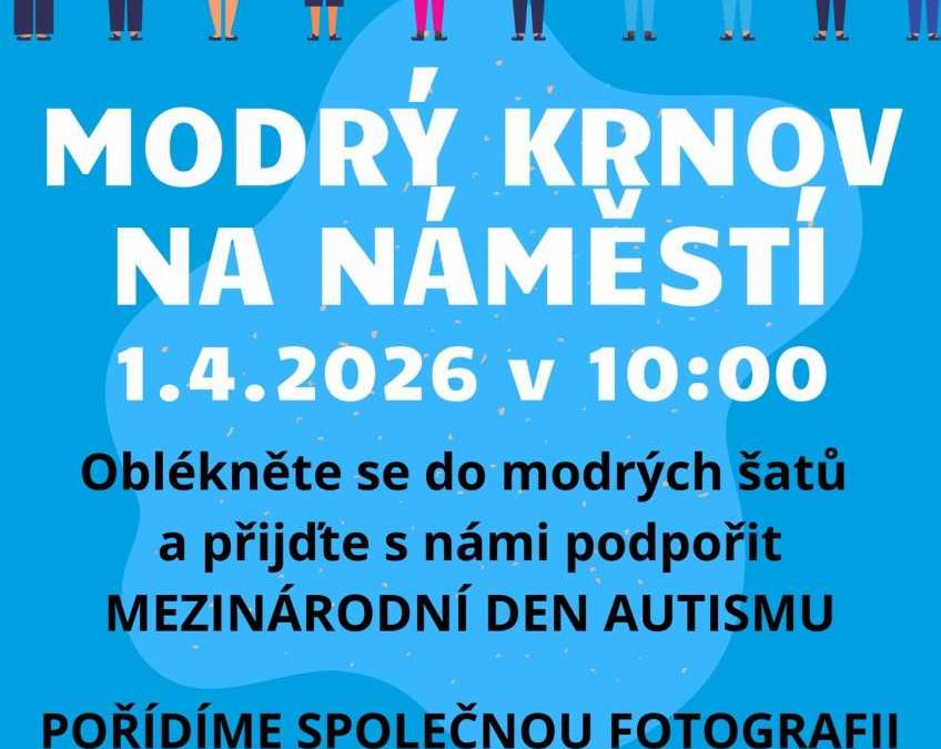 Přijďte v modrém a podpořte osoby s autismem