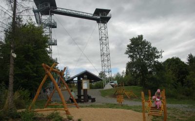 Hraniční vrch: Rozhledna, která spojuje technickou originalitu a krásu krajiny