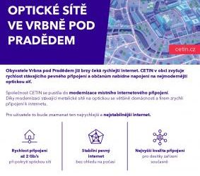 Ve Vrbně se připravuje modernizace internetové sítě