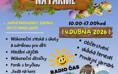 Velikonoce na Farmě pod Hradem v Dívčím Hradě: jarní program pro celou rodinu