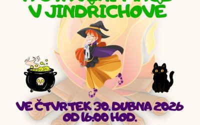 Pálení čarodějnic a stavění máje v Jindřichově