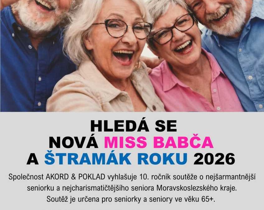 Moravskoslezský kraj: Jubilejní ročník soutěže pro nejšarmantnější seniory je tu