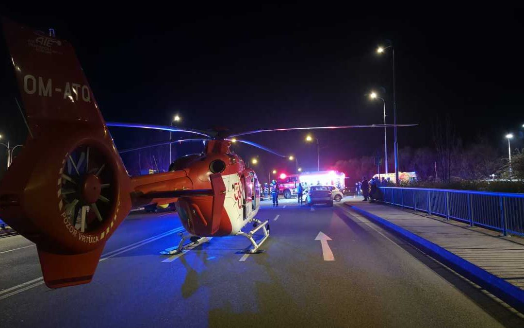 Záchranáři v sobotu večer zasahovali u nehod motorkářů