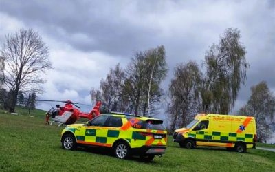 Dolní Moravice: po pádu z koně musel zasahovat vrtulník