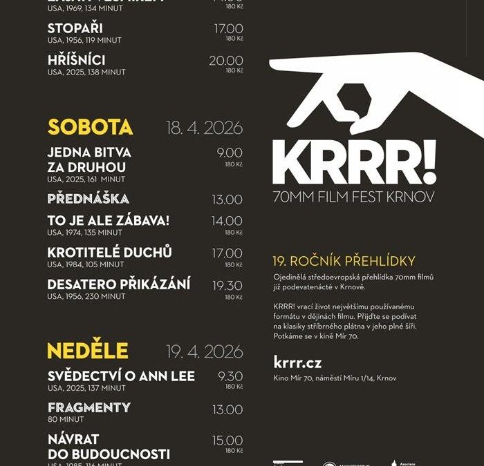 KRRR! Podevatenácté a pestře na 70 milimetrech