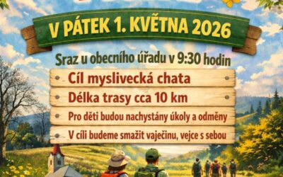 Prvomájový výšlap v Leskovci: společně na mysliveckou chatu