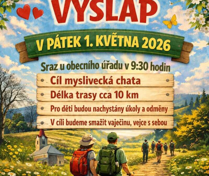 Prvomájový výšlap v Leskovci: společně na mysliveckou chatu