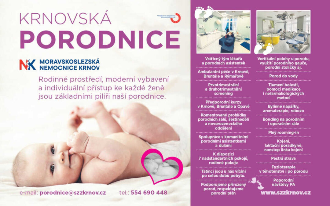 Prohlídka krnovské porodnice v květnu 2026