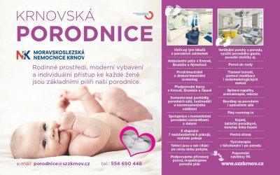 Prohlídky krnovské porodnice v dubnu a květnu 2026