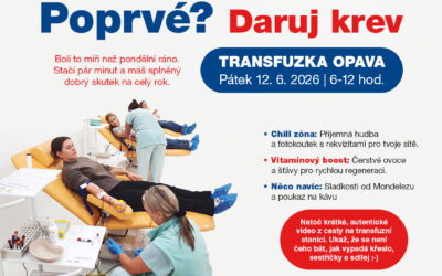 Speciální odběr krve v Opavě připomene Světový den dárců