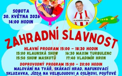 Zahradní slavnost v zámeckém parku: program pro děti i dospělé a vstup zdarma