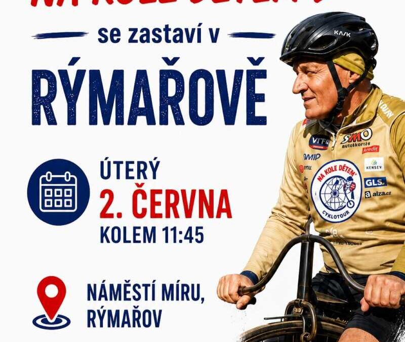 Cyklotour Na kole dětem míří do Rýmařova
