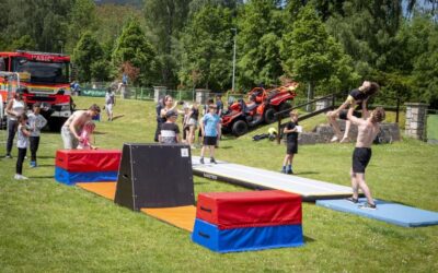 Děti ve Vrbně slavily svůj den sportem i zábavou