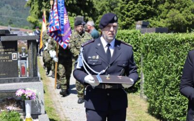 Na vrbenském hřbitově byly uloženy ostatky četníka Viléma Lehera