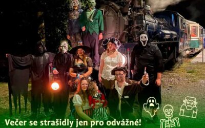 Strašidelný vlak na zámek láká odvážné. Osoblažská úzkokolejka chystá večer plný zážitků