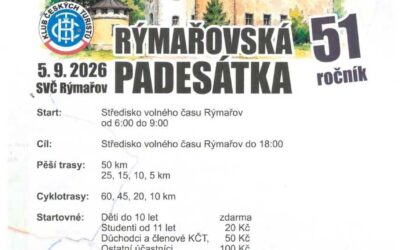 Rýmařovská padesátka se blíží!