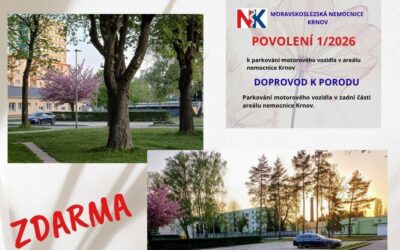 K porodu bez stresu: nemocnice Krnov nabízí vyhrazené parkování pro doprovod