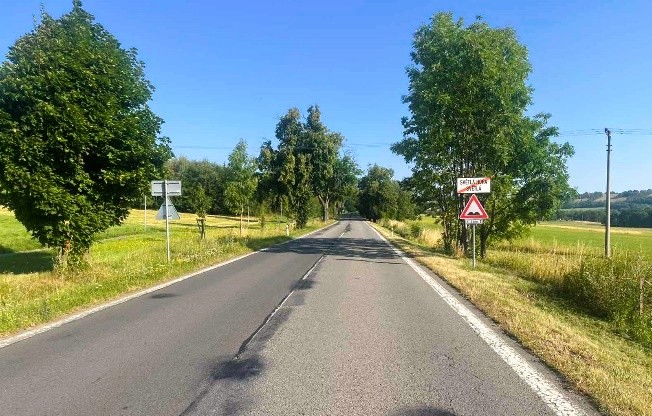 Oprava silnice II/452 v úseku Karlovice – Světlá Hora