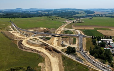Bruntálský obchvat roste před očima. Stavba pokračuje podle plánu