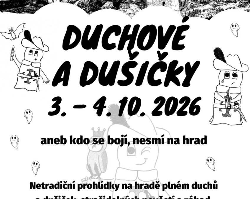 Duchové a dušičky na hradě Sovinci