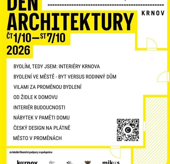 Den architektury v Krnově nabídne výstavy, prohlídky i projekce
