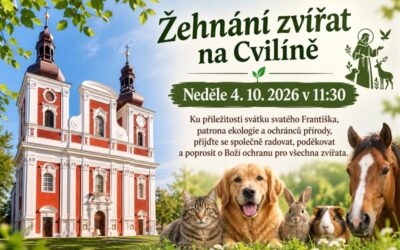 Žehnání zvířat na Cvilíně: přijďte oslavit svátek sv. Františka