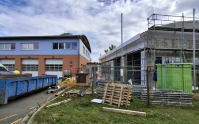 Hasičská zbrojnice v Krnově se rozšíří o přístavbu