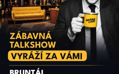 Koťák Live míří do Bruntálu. Jedinečný večer nabídne humor, rozhovory i známé hosty