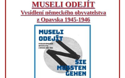 Přednáška představí osudy německých obyvatel Opavska po druhé světové válce
