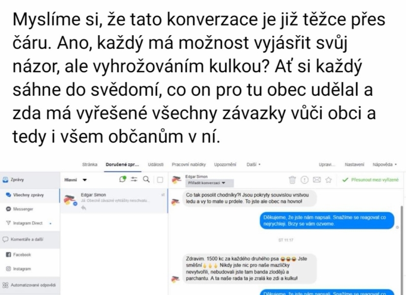 Foto: Facebook - Obec Světlá Hora